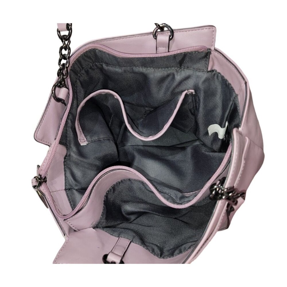 Simply Vera Wang Cara Tote Bag Handbag Purse - Elderberry - Picture 3 of 7